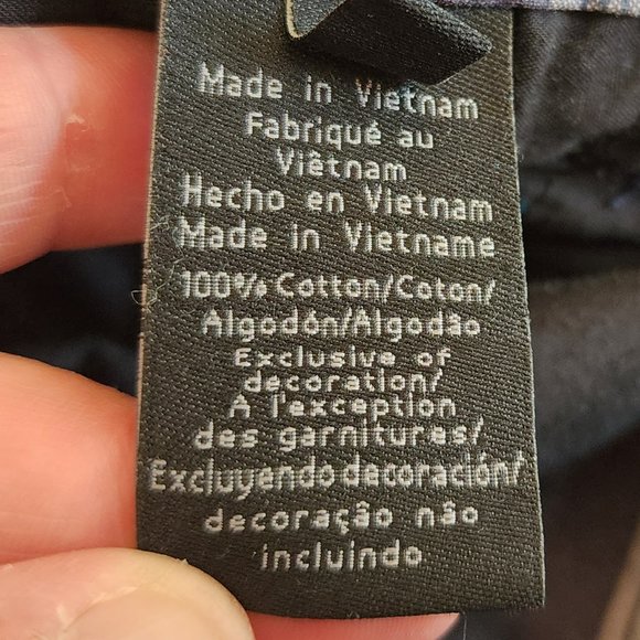 Calvin Klein Jeans Blue/Cream Plaid Flat Front Shorts Size 34 - Picture 8 of 11